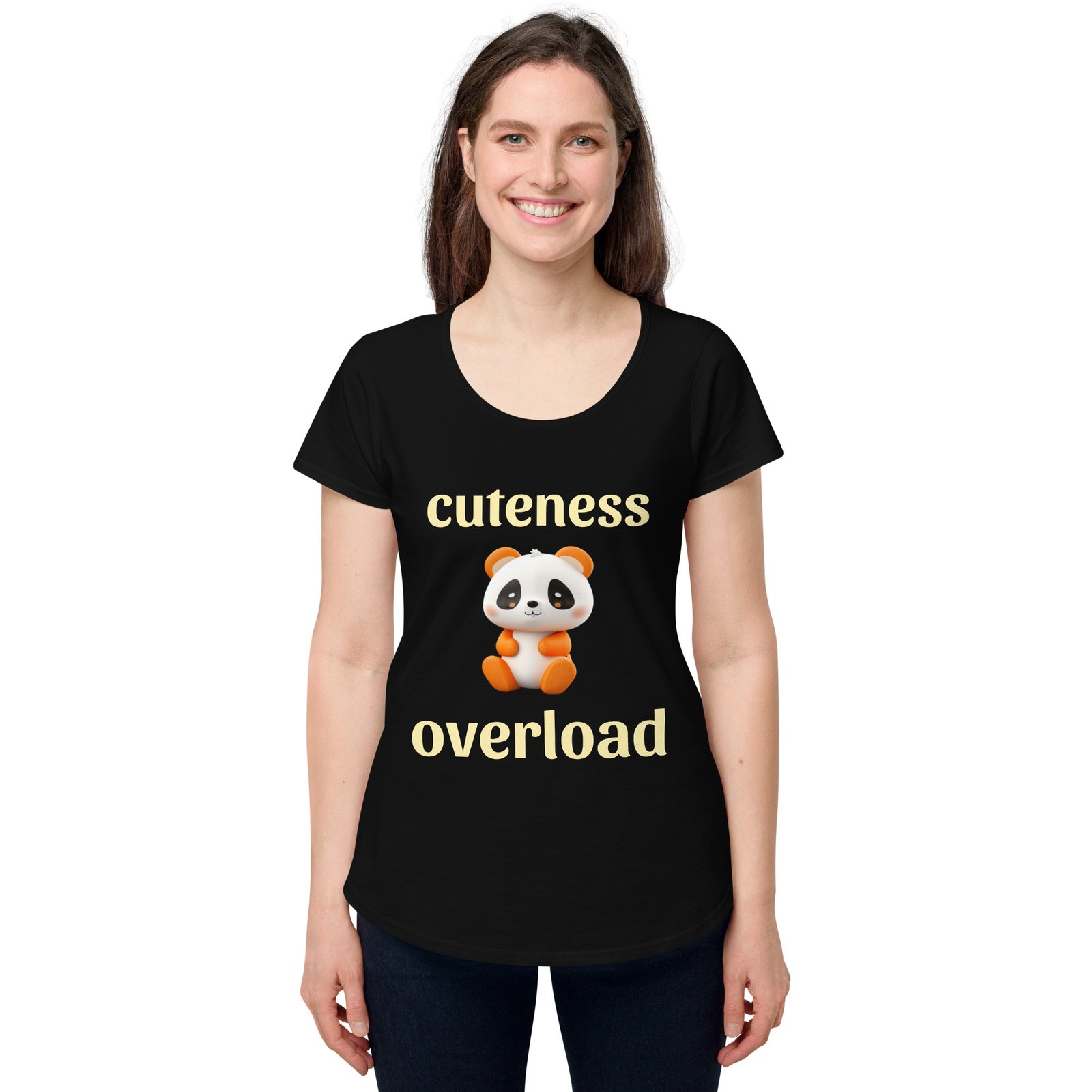 Women’s round neck tee – Cuteness Overload